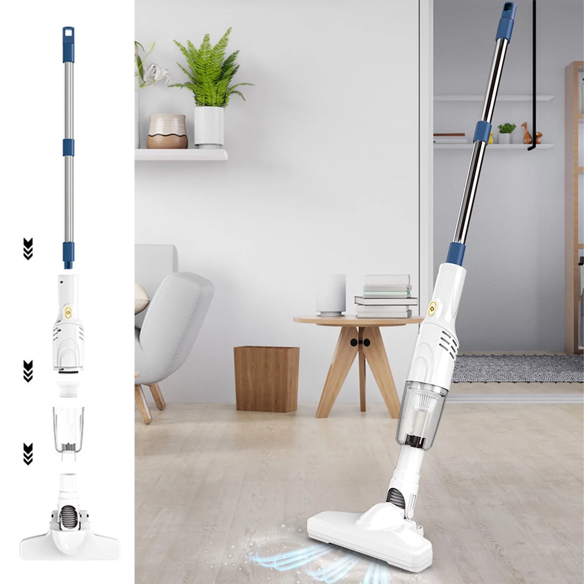 6 in 1 Cordless Stick Vacuum Cleaner H419
