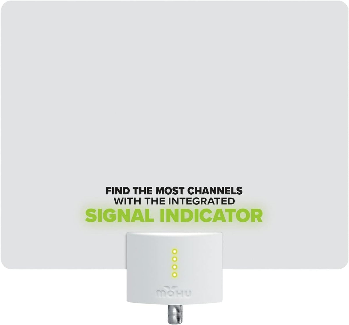 Amplified Indoor HDTV Antenna 60-Mile Range E1104