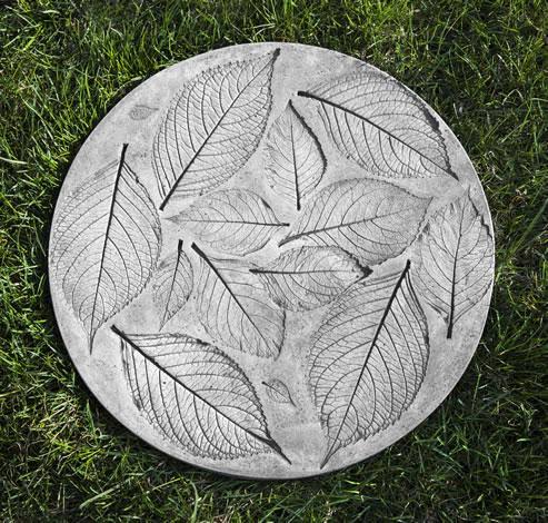 Cast Stone Hydrangea Leaf Stepper Z69159