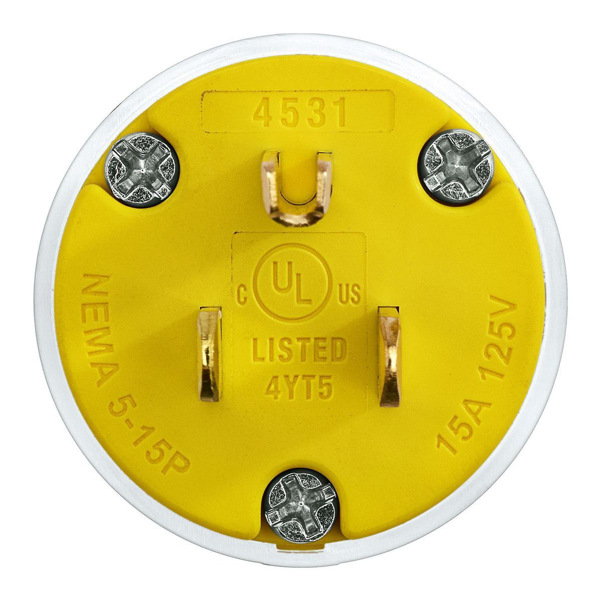 15 Amp Light Up Male Plug Z713