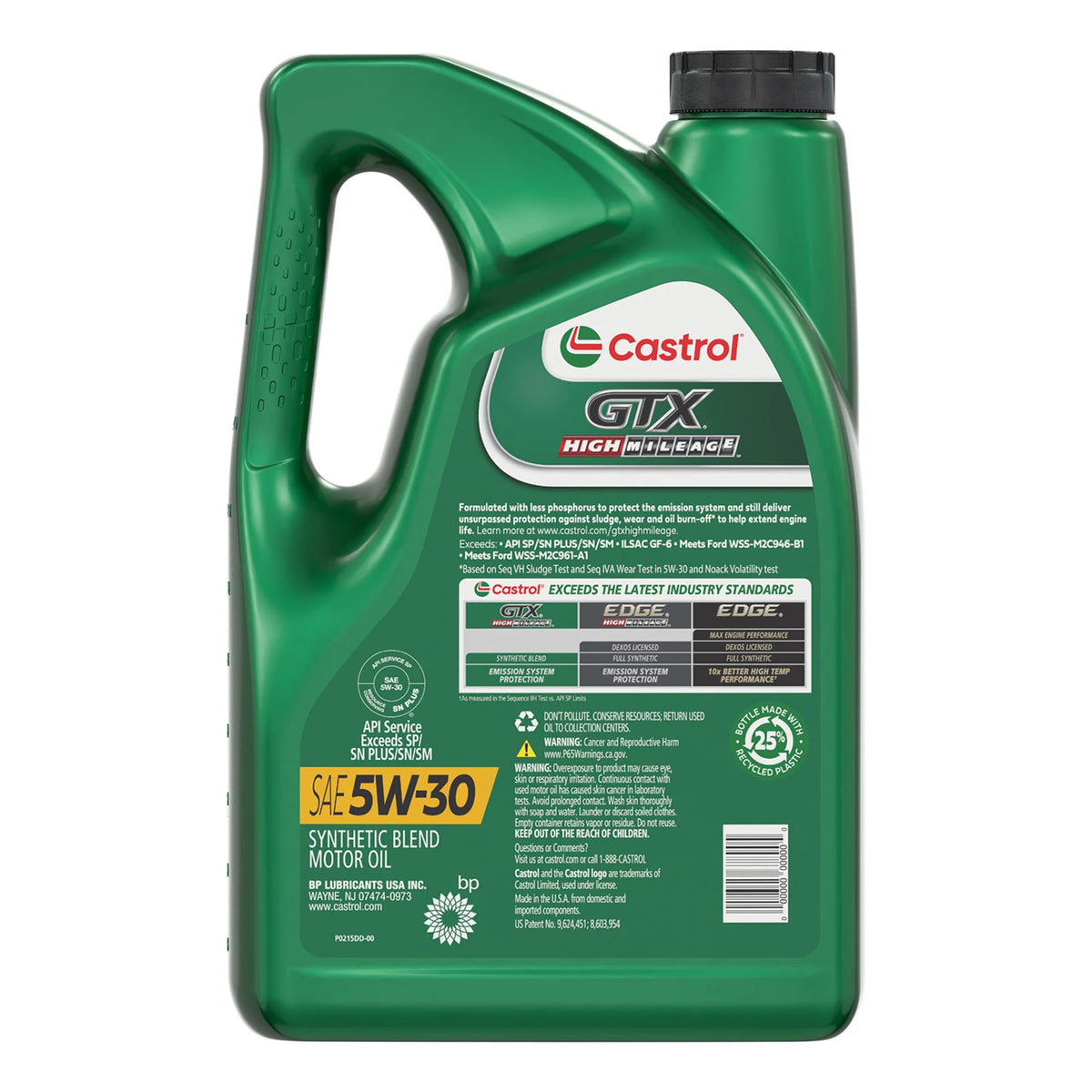 5W-30 Synthetic Blend Motor Oil, 5 Quarts H804