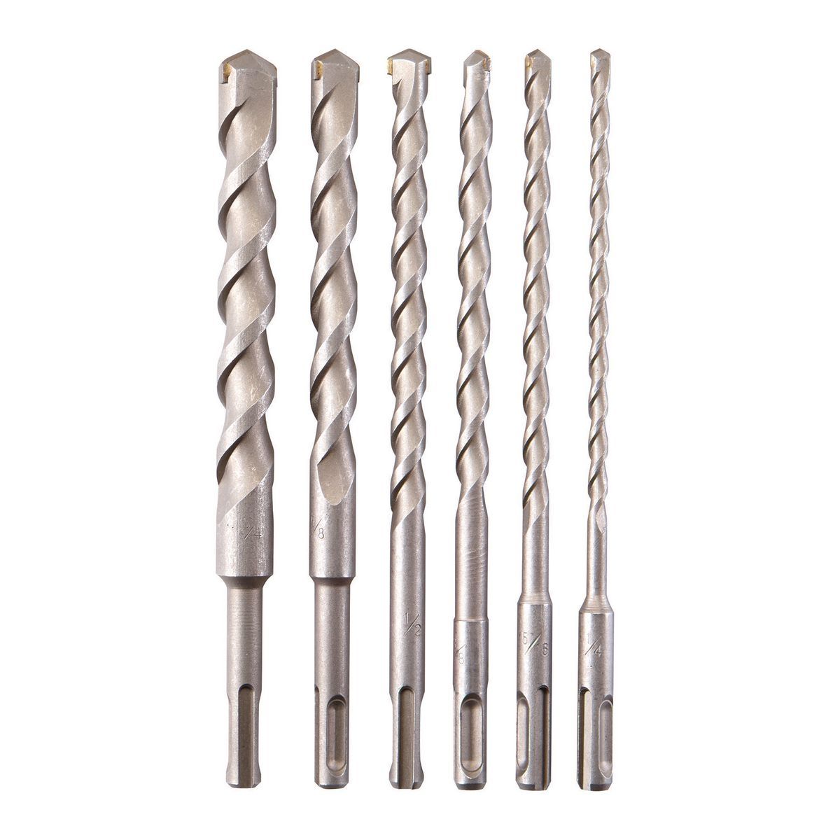 8 in. SDS Masonry Bit Set, 6 Piece E778315