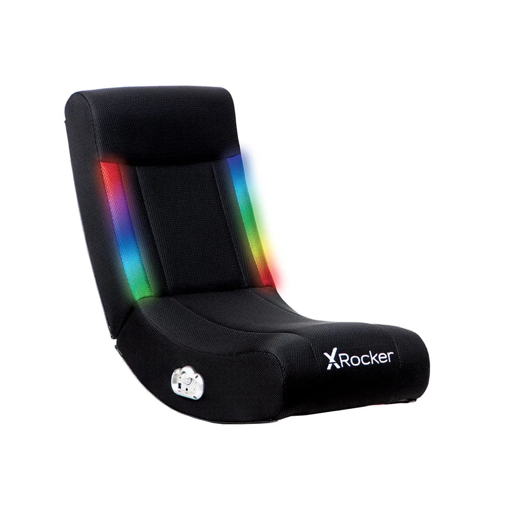 Black Mesh Floor Rocker Gaming Chair I5011