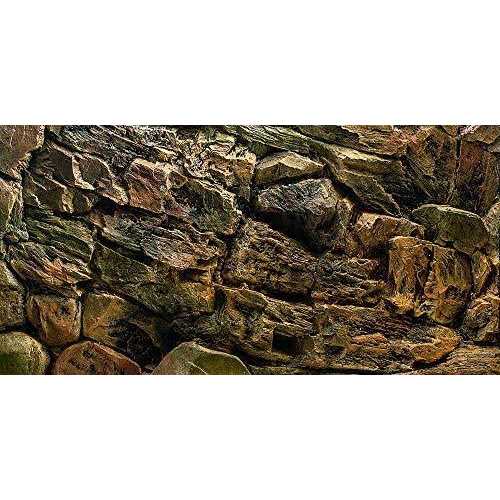 Rock Wall Aquarium Background Poster Fish Tank Decor L53883
