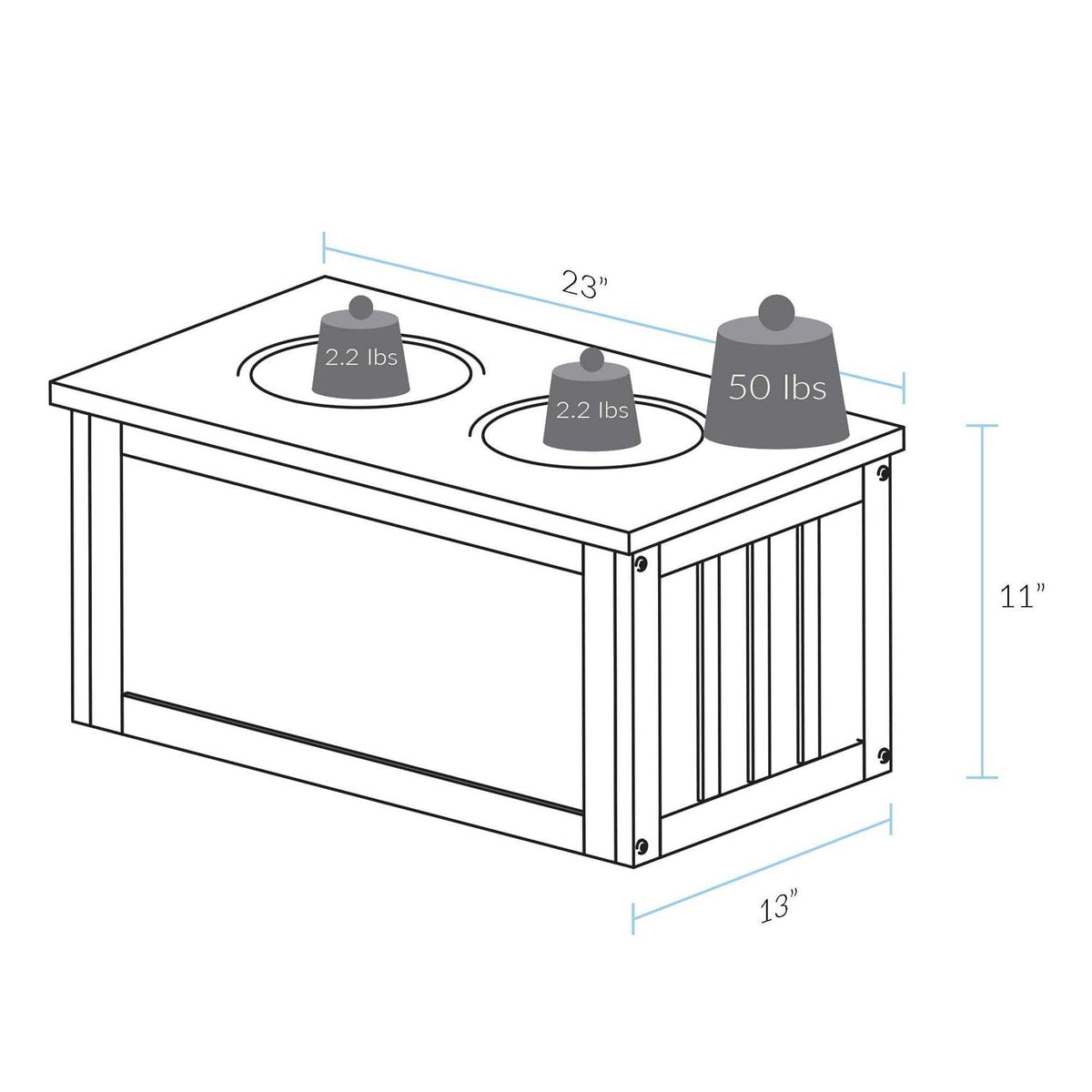 Pet Feeder Storage Stand K30369