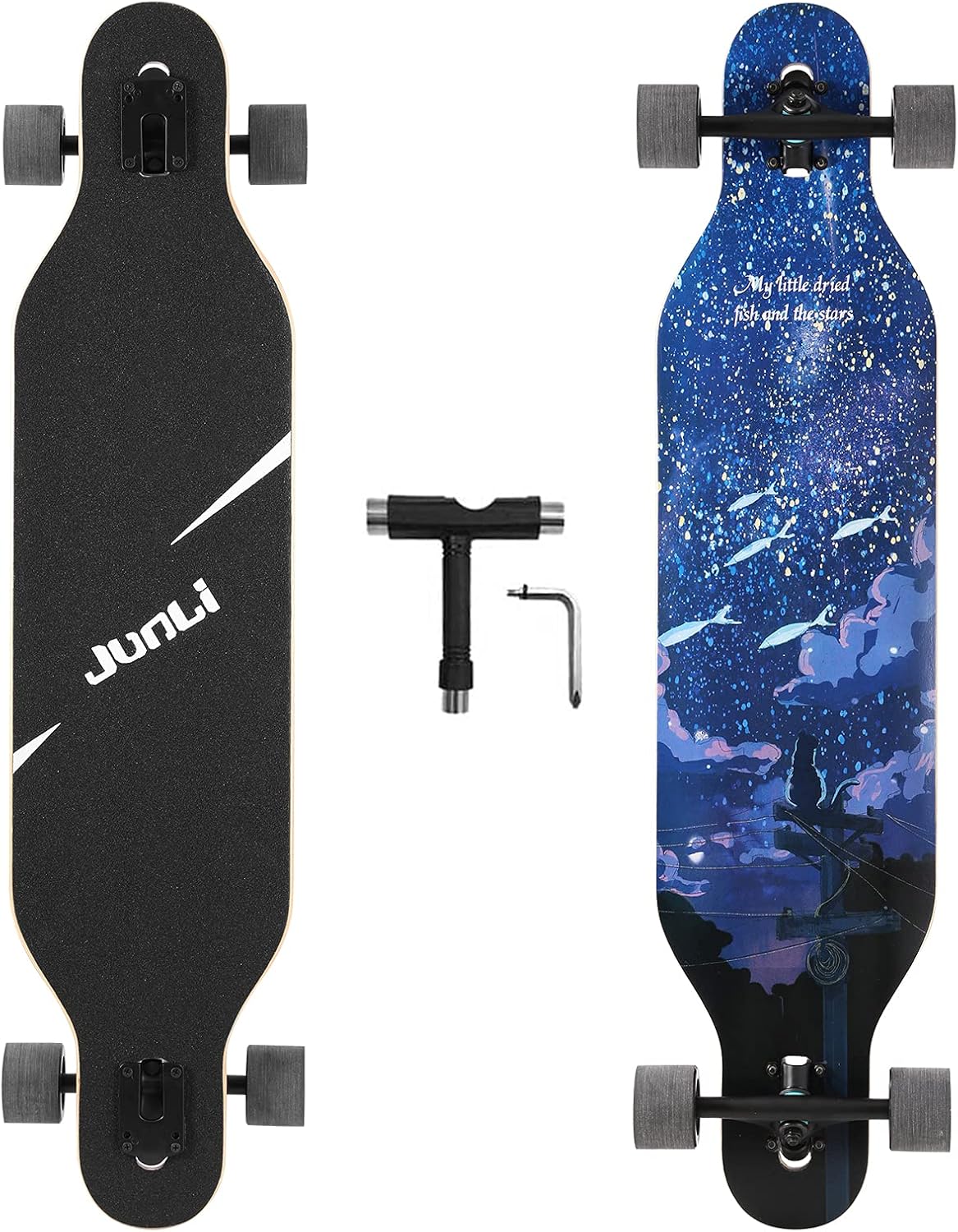 41 Inch Freeride Complete Skateboard Longboard W269467