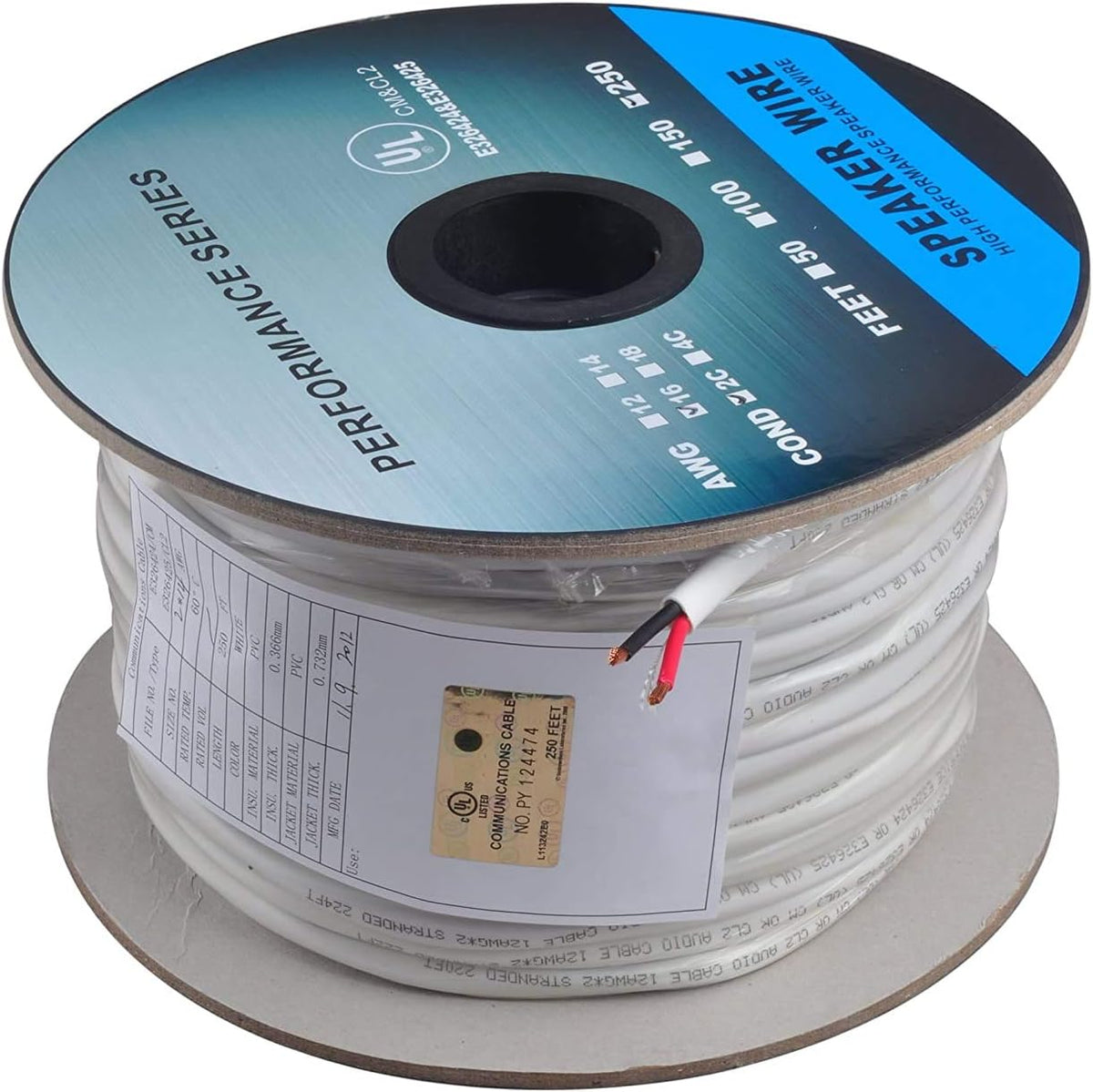 250 Feet 14AWG 2-Conductor Loud Speaker Cable U723011