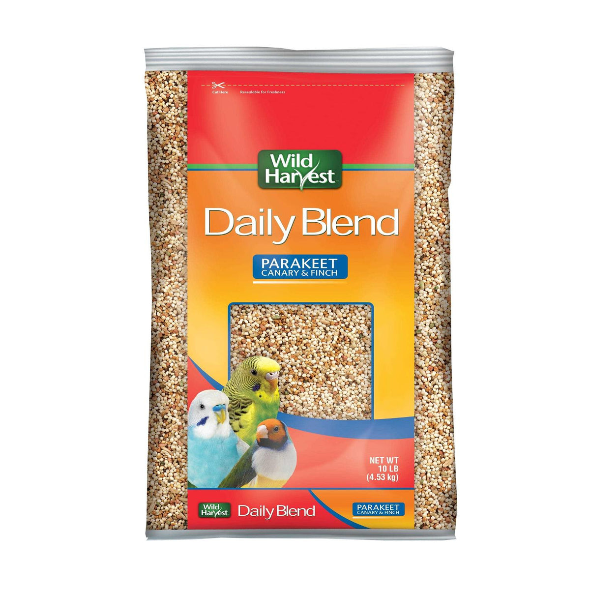 Daily Blend Nutrition Diet for Parakeet, Canary and Finch 10 Pounds T136