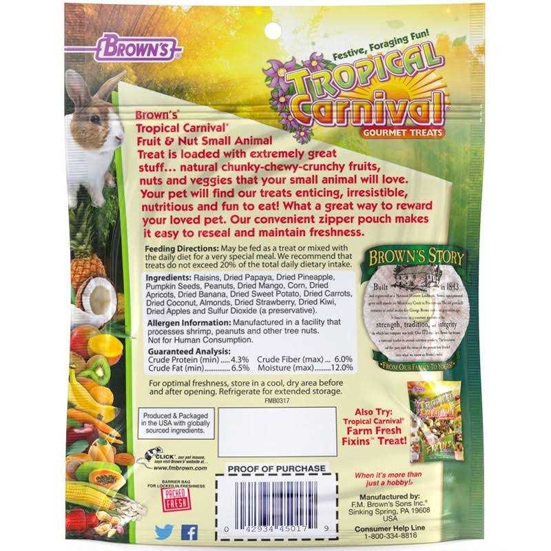 Fruit & Nut Small Animal Treats C2990