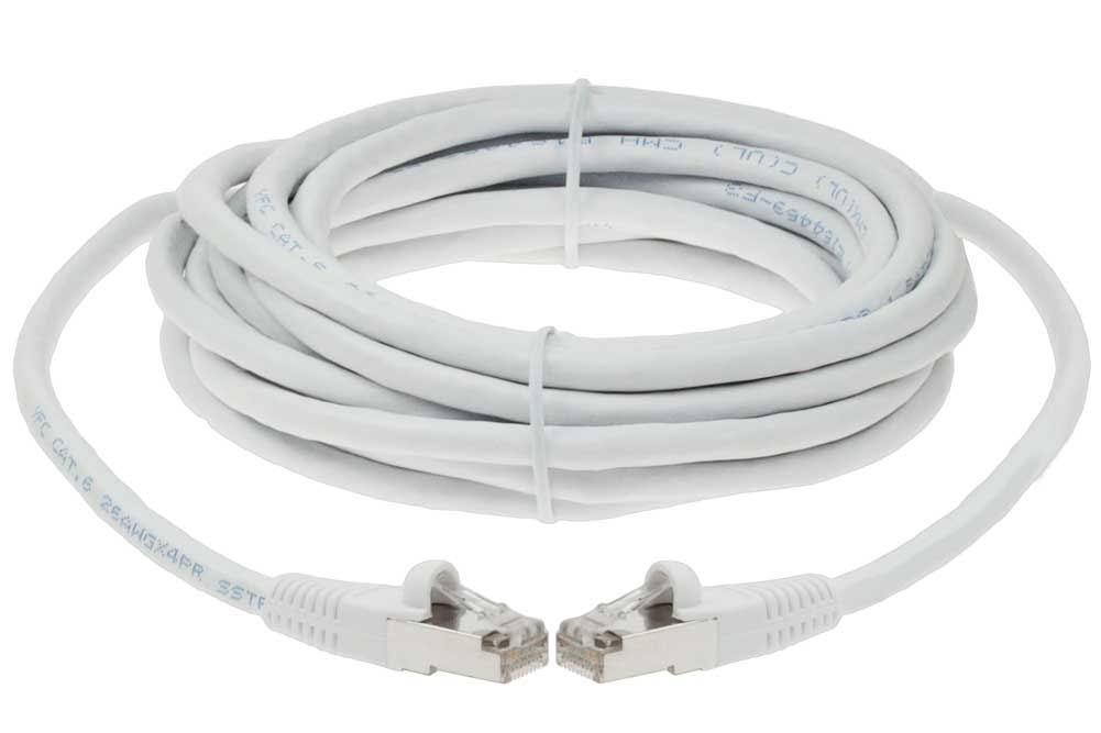 150ft Cat6 Shielded STP Ethernet Network Cable White J195421