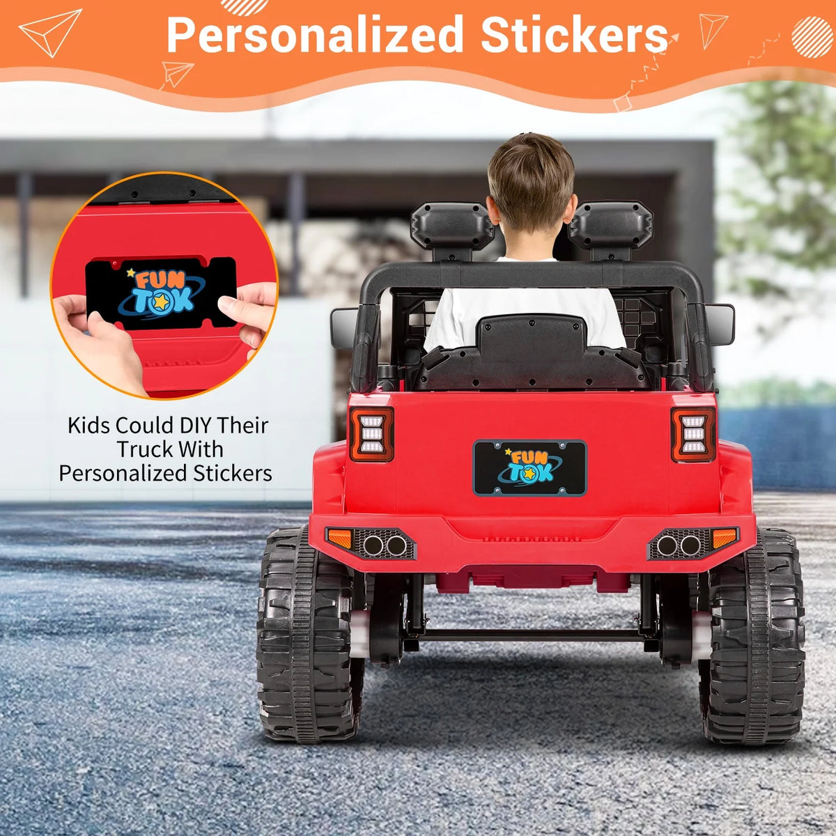 12V Electric Ride on Toy Car with Remote Control Z10533