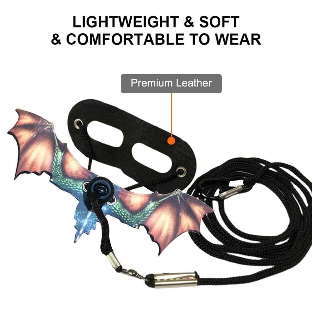 Adjustable Portable Reptile Leash with Wings U7148