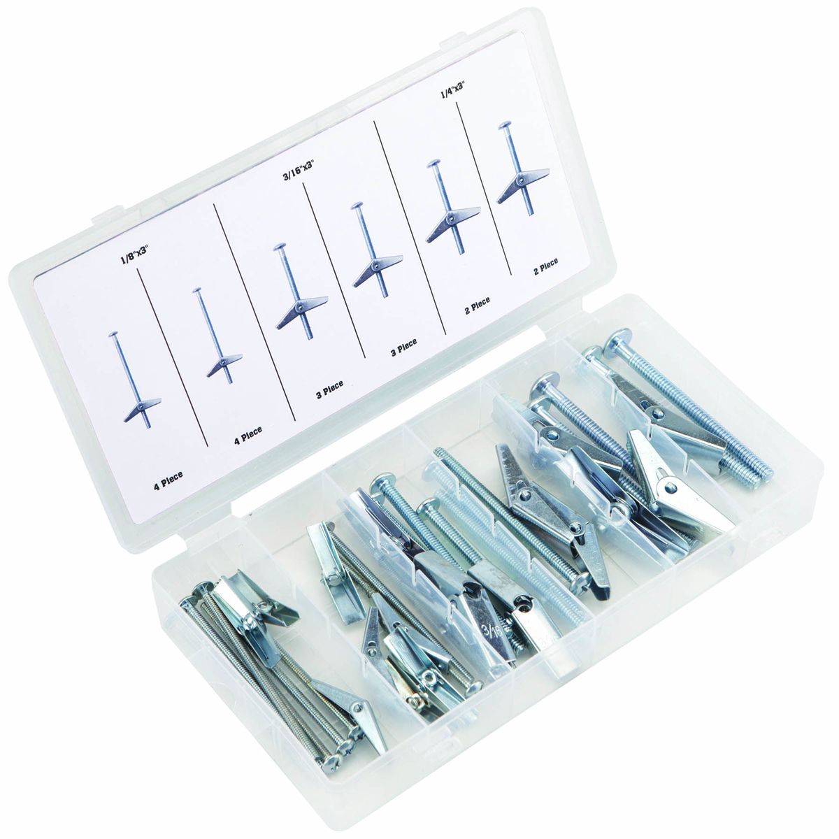 18 Piece Toggle Bolt Assortment X156158