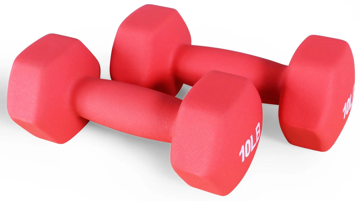 1 lbs Pair Vinyl Coated Dumbbells Q50830