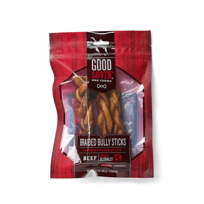Braided Bully Stick Dog Chew X702163