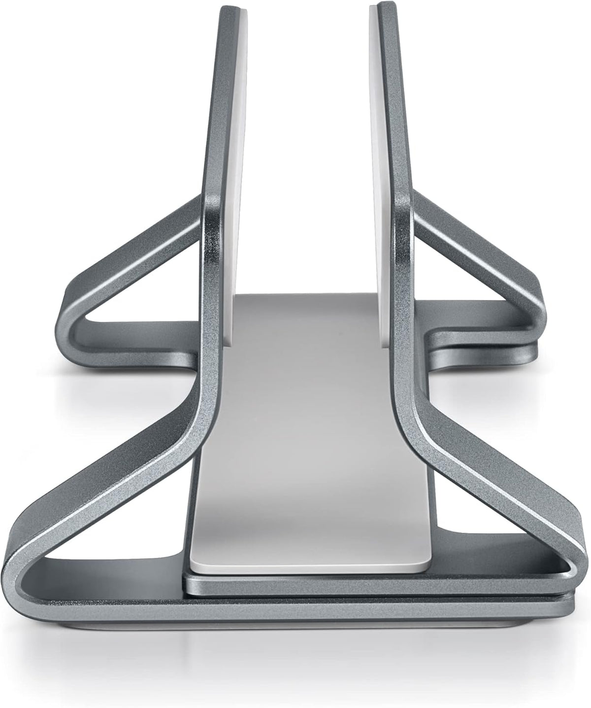Vertical Laptop Stand Dock Holder, Adjustable Width, Aluminum Alloy, Pack of 2 K4154