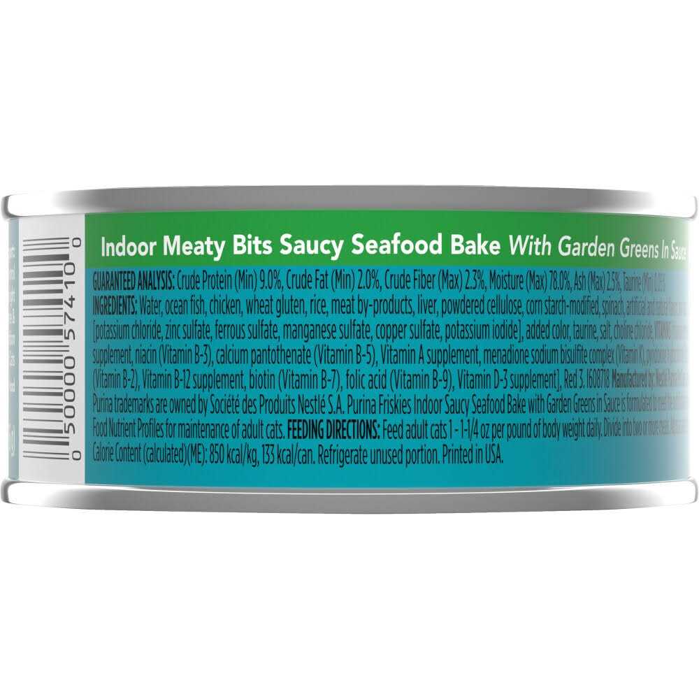 Indoor Wet Cat Food Saucy Seafood Bake O5708