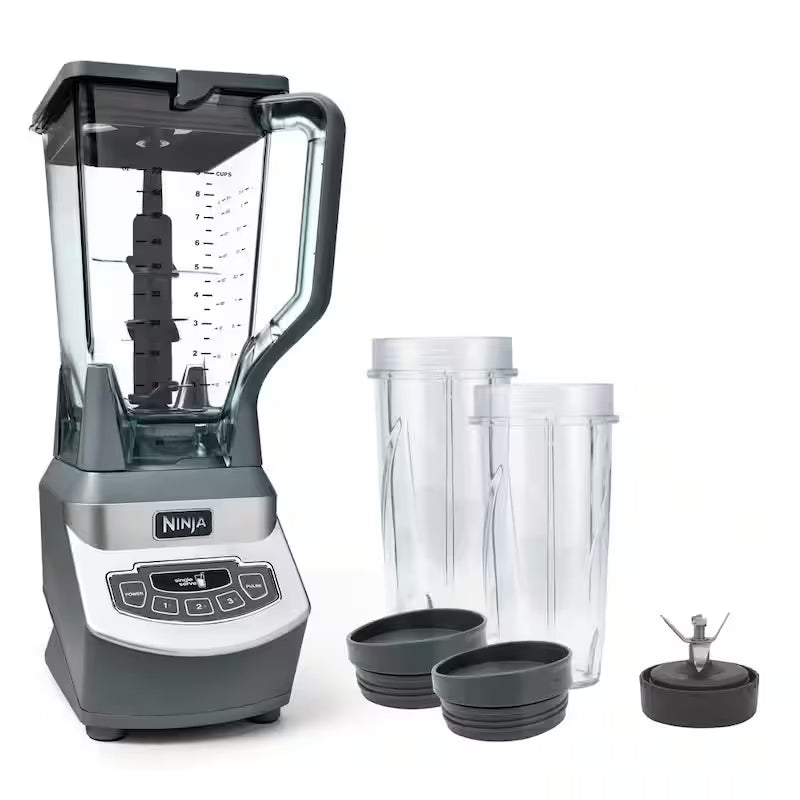 Black 3-Speed Blender with 2 Single Serve Cups C216