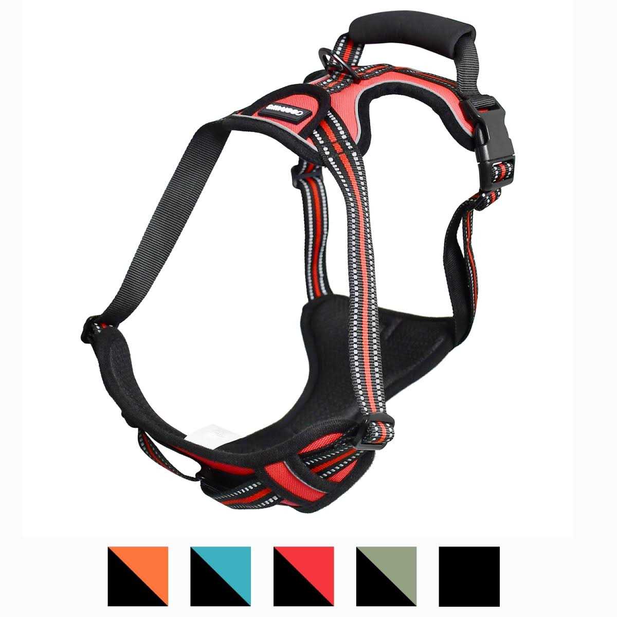 Padded Reflective Dog Harness V7587