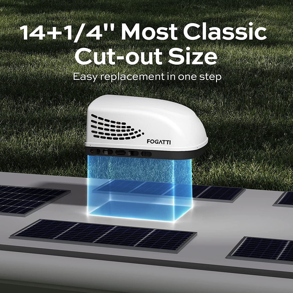 15,000 BTU RV Rooftop Air Conditioner with Air Distribution Box V659848