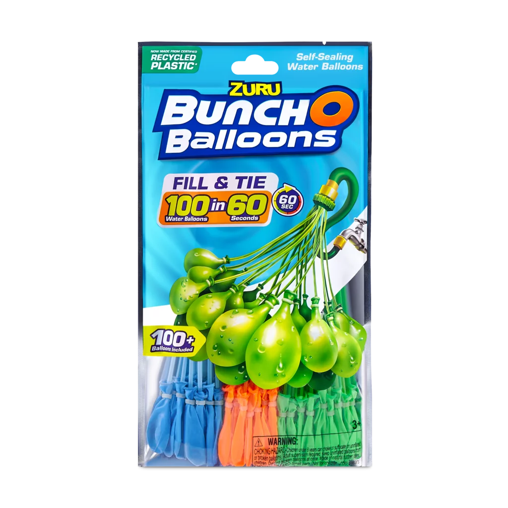 100 Rapid-Filling Self-Sealing Water Balloons S922395