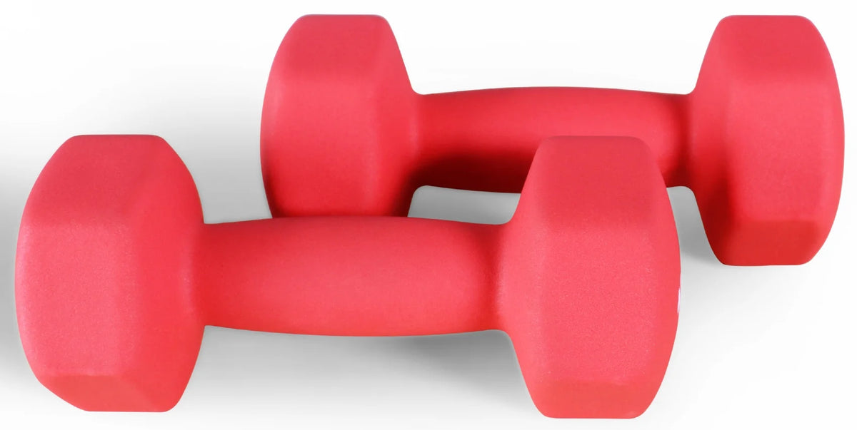 1 lbs Pair Vinyl Coated Dumbbells Q50830