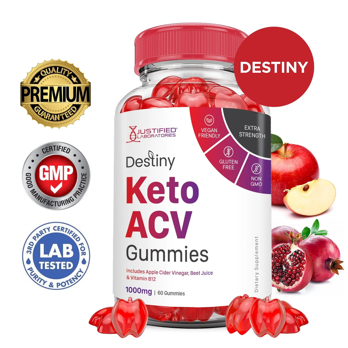 1000MG Dietary Supplement 60 Gummies R313563