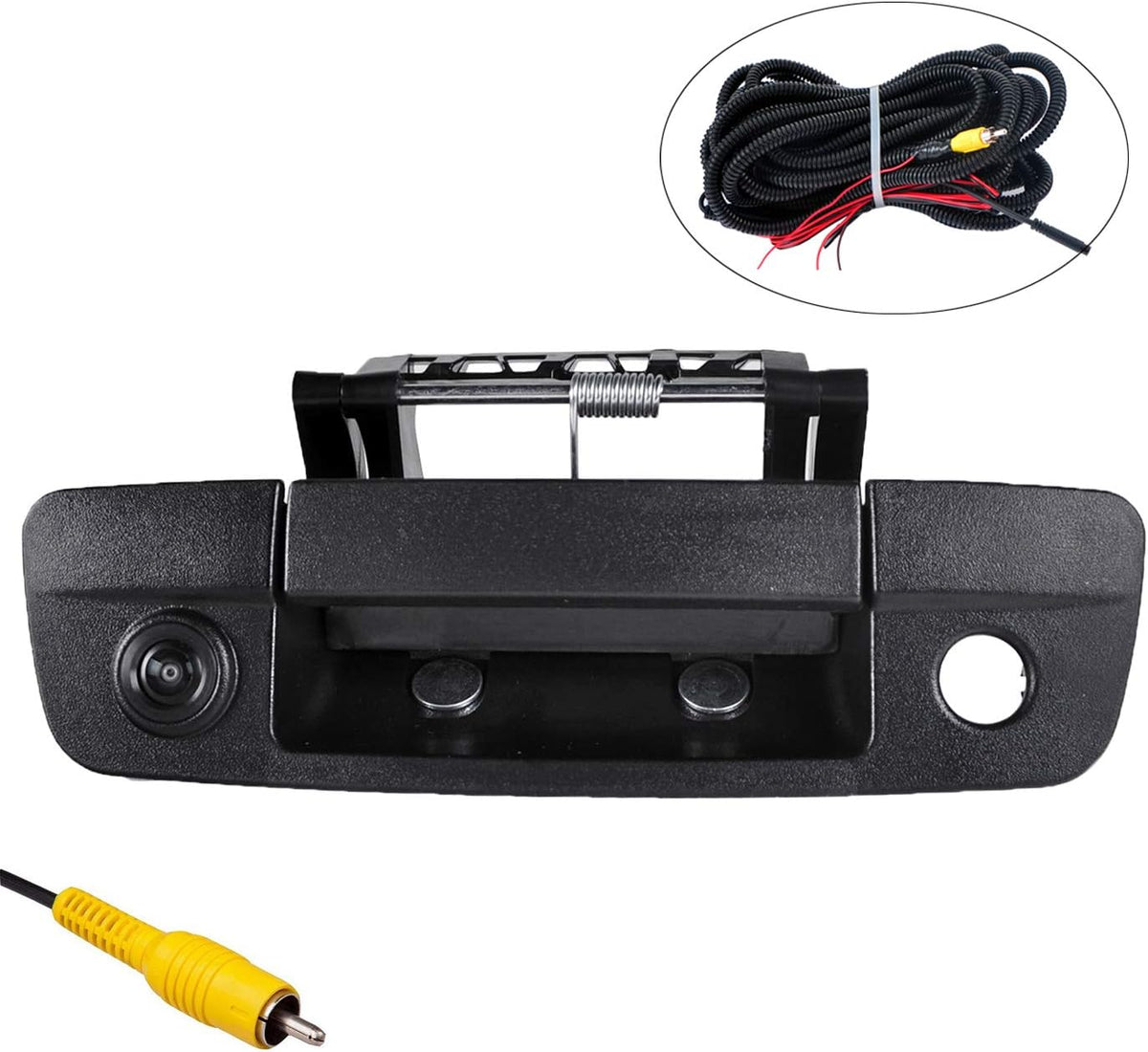Black Tailgate Backup Reverse Handle with Camera H714450