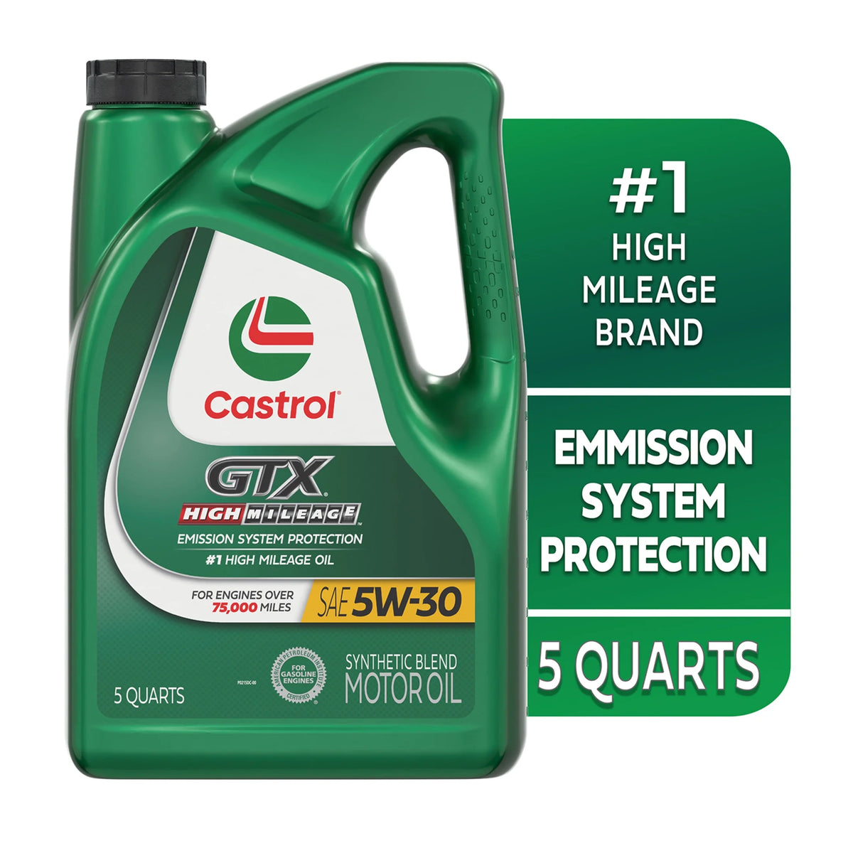 5W-30 Synthetic Blend Motor Oil, 5 Quarts H804