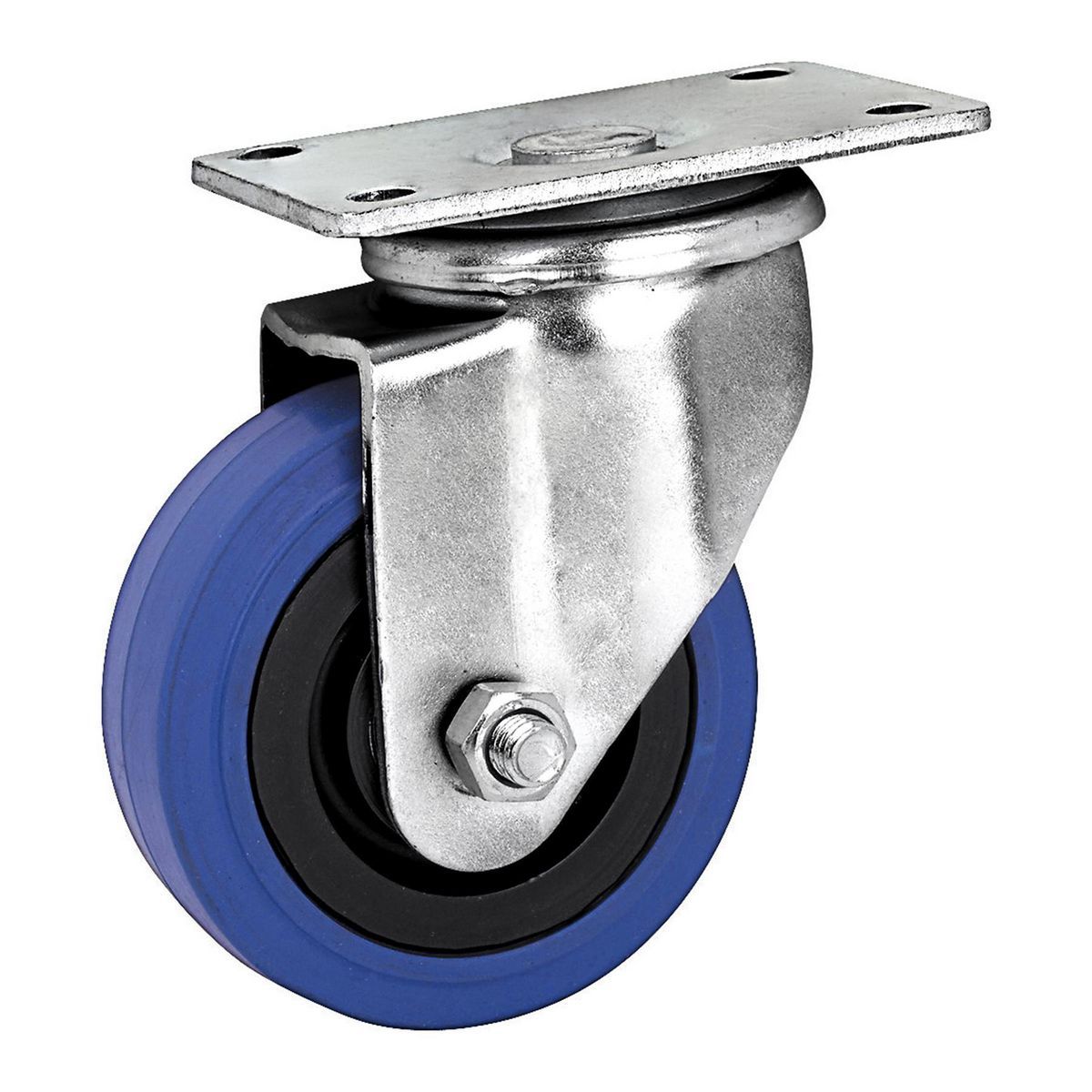 3-1/2 in. Rubber Swivel Caster G923