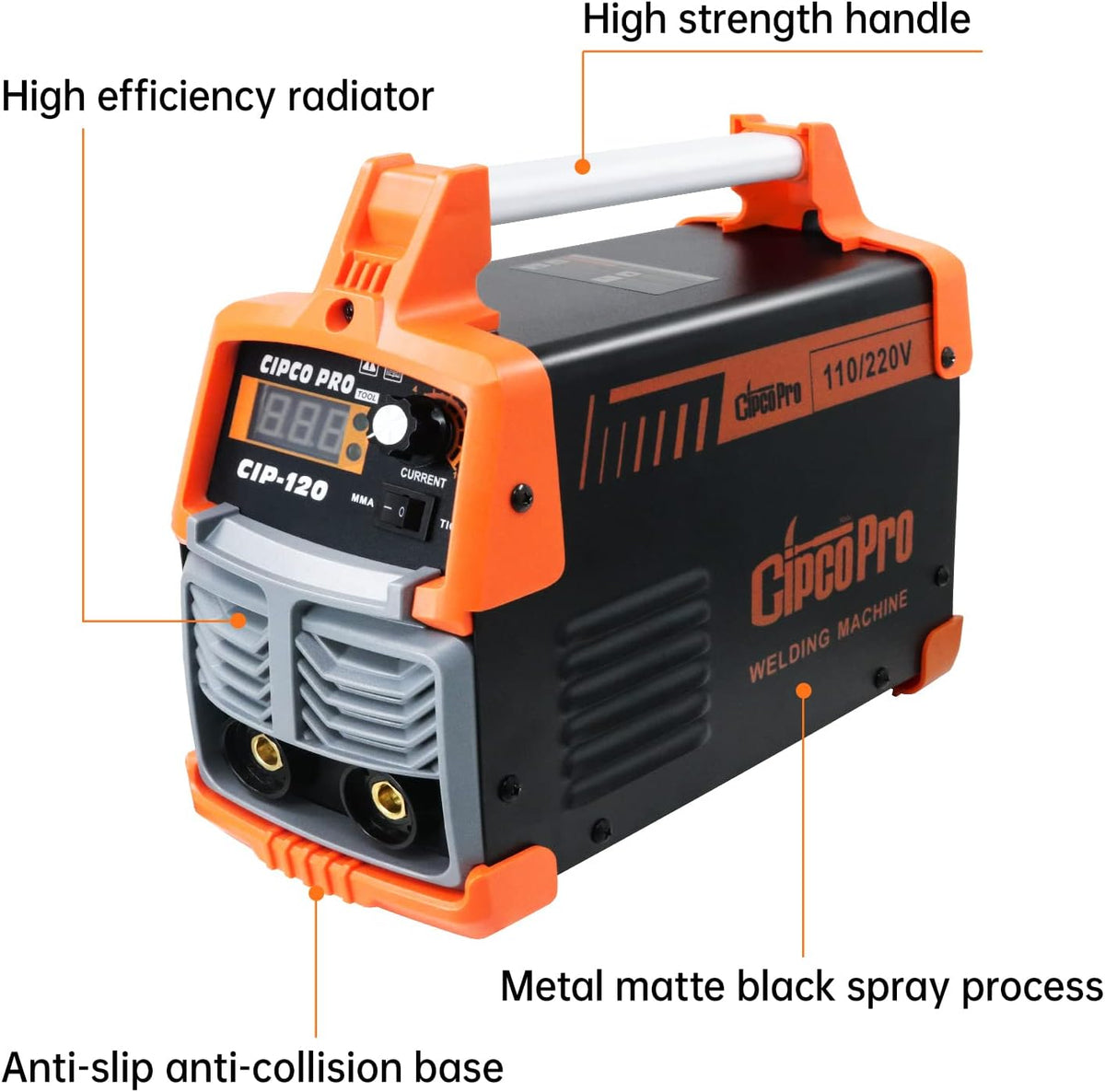 110/220V Dual Voltage IGBT Stick Welder with Lift TIG Z86695
