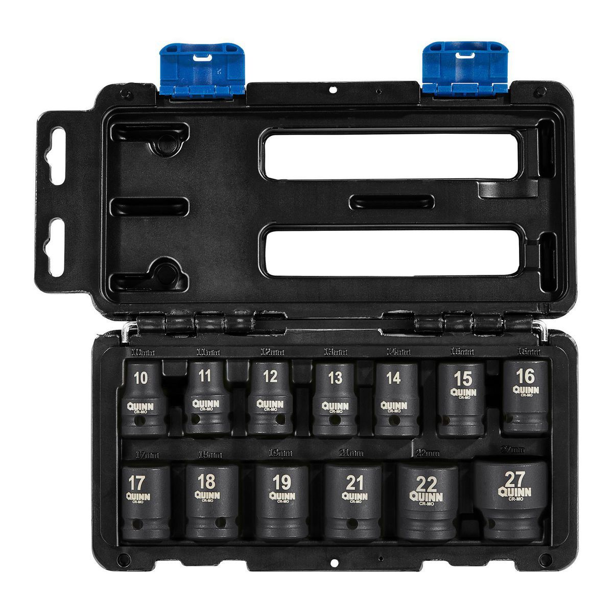 1/2 in. Drive Metric Impact Socket Set, 13-Piece E518884