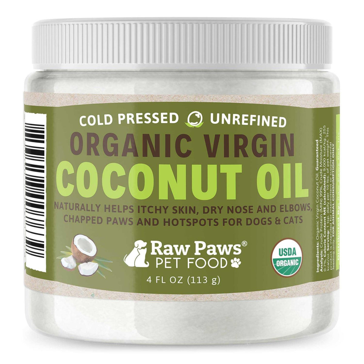 Organic Coconut Oil for Dogs & Cats H189