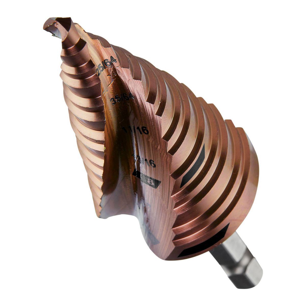 3/16 in. to 1-1/8 in. Cobalt Step Drill Bit D3068