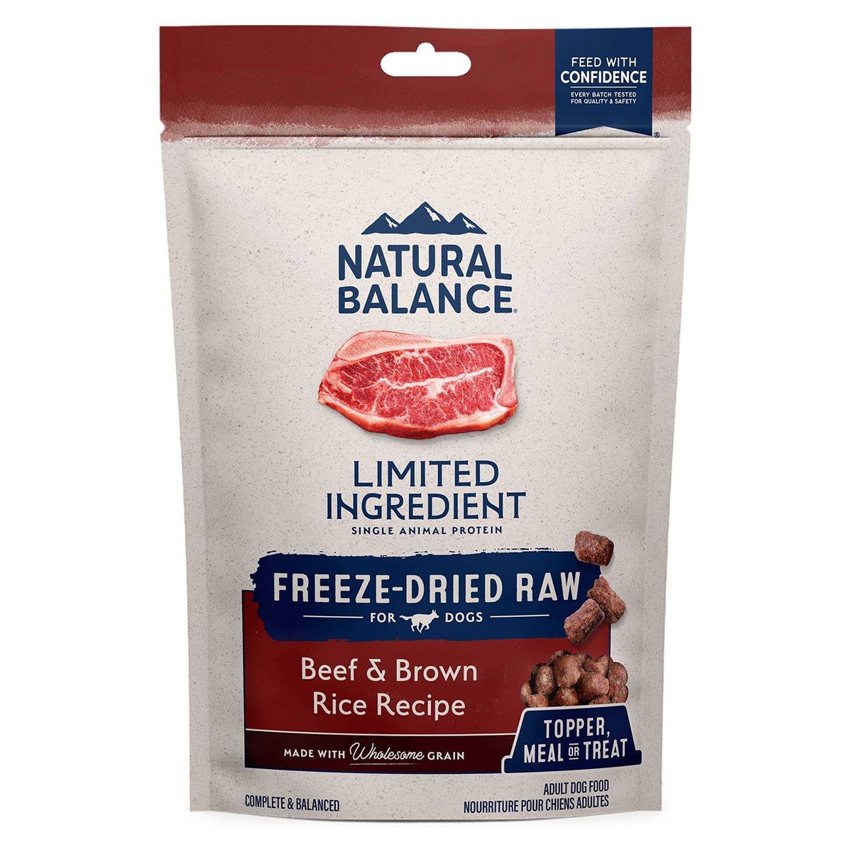 Limited Ingredient Beef & Brown Rice Freeze-Dried Dog Food Q913813