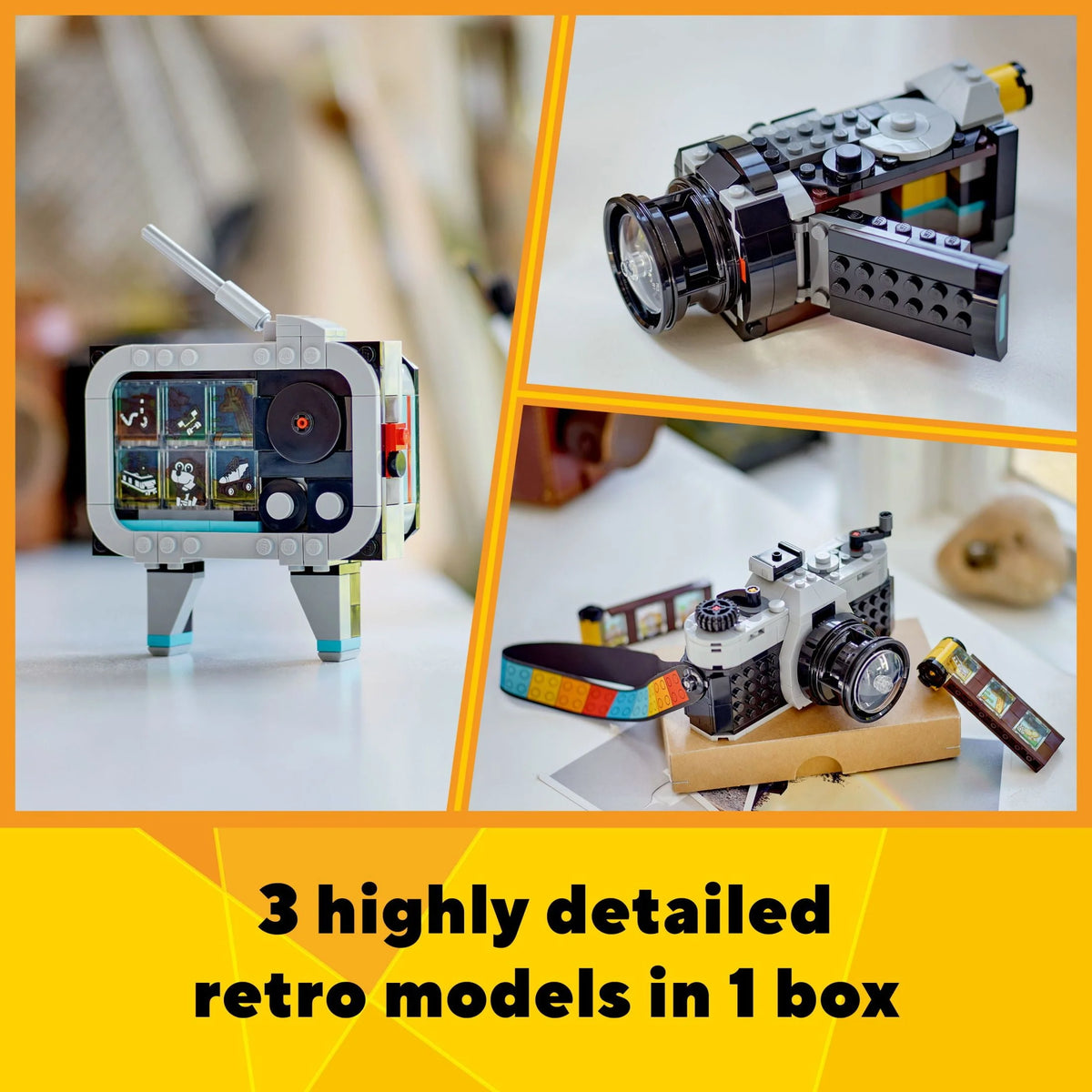 Retro Camera Toy 3 in 1 V224341