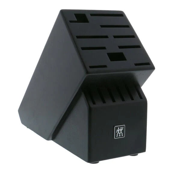 16 Slot Knife Block in Black Rubberwood Q143215