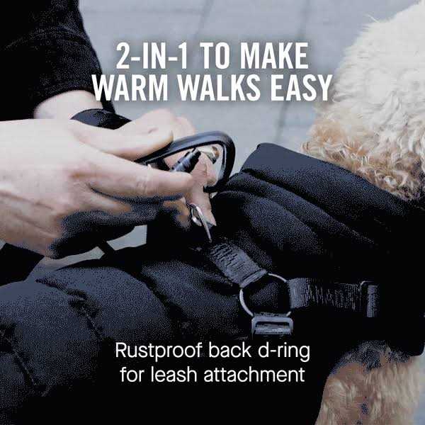 Black Puffer Harness V967