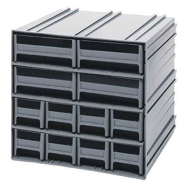 12 Drawer Gray Cabinet H5061