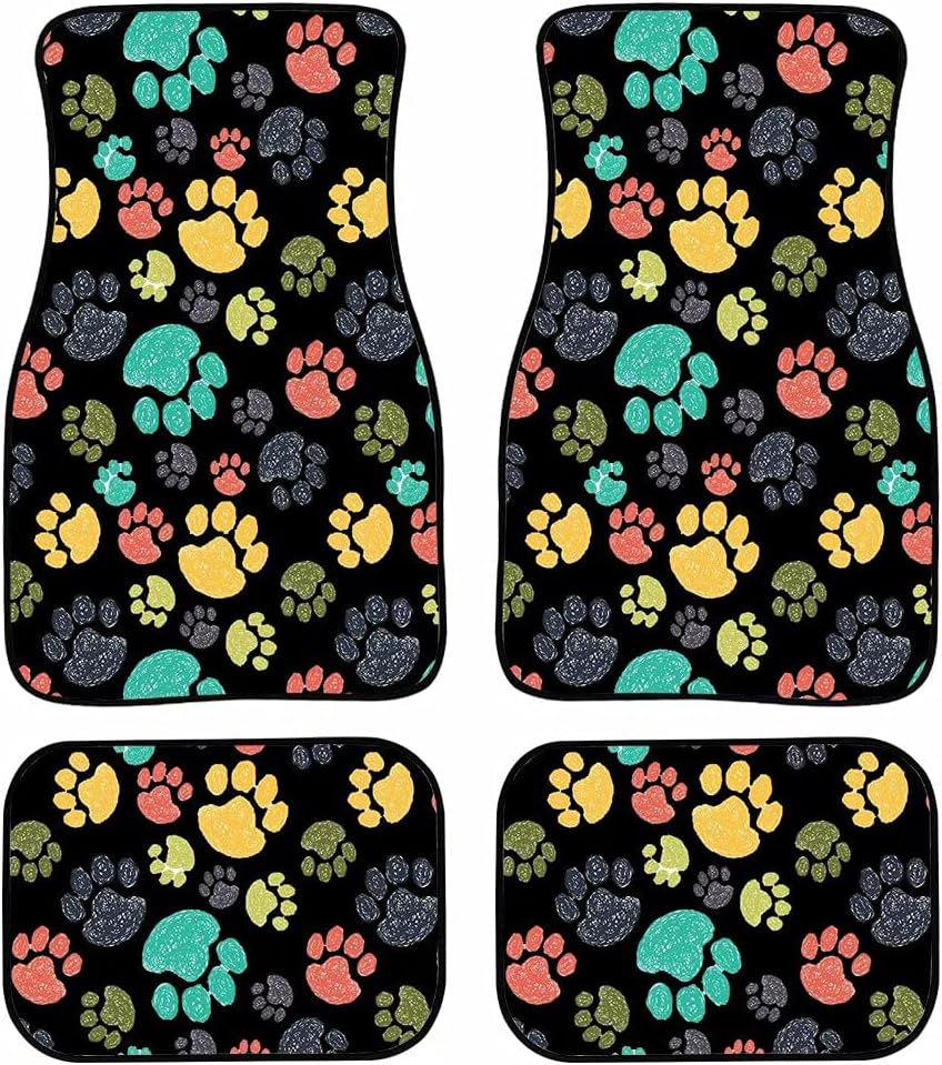 Black 4pcs Car Mat Set J14137