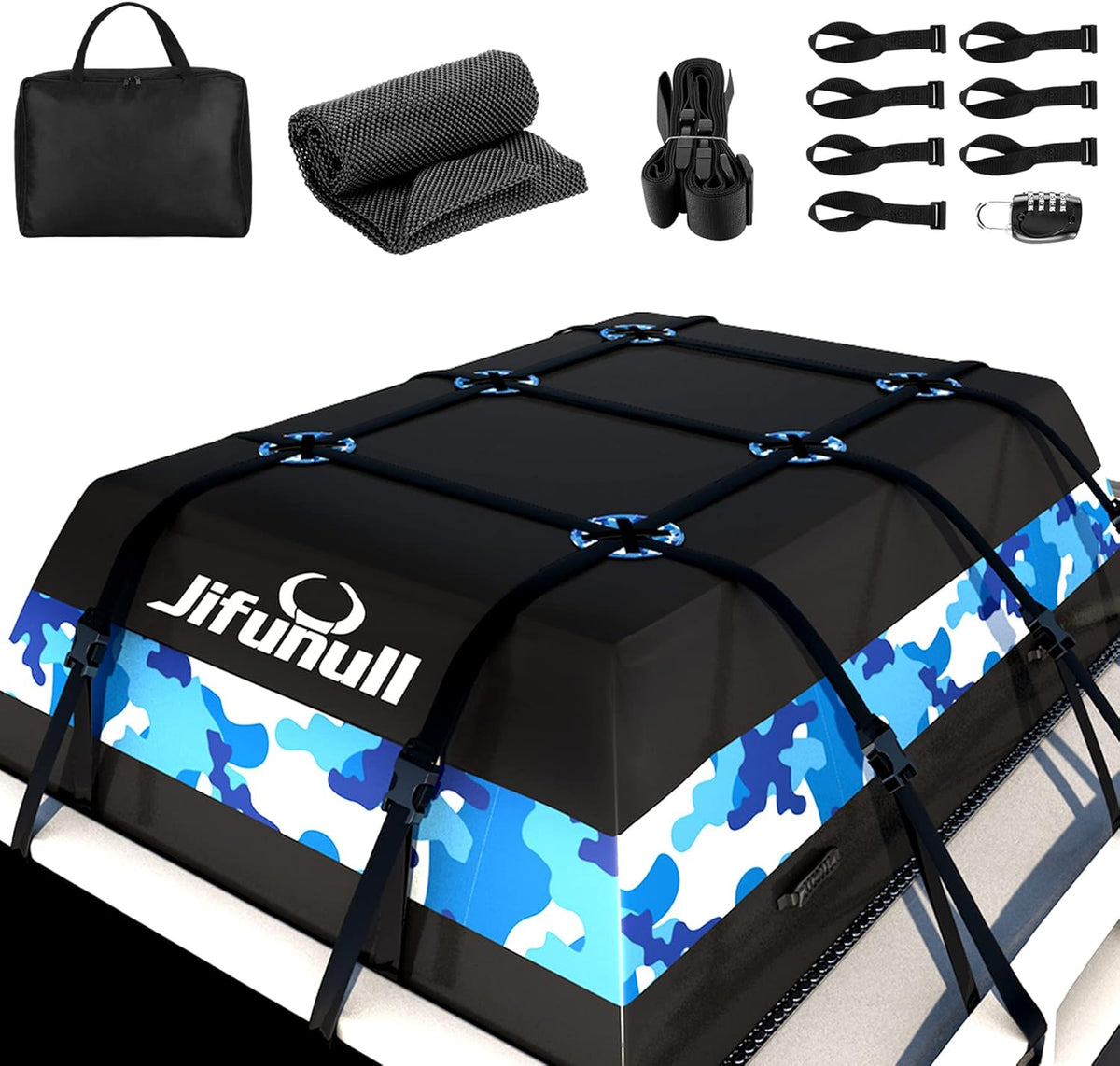 21 Cubic Feet Waterproof Soft-Shell Rooftop Cargo Carrier Bag R989