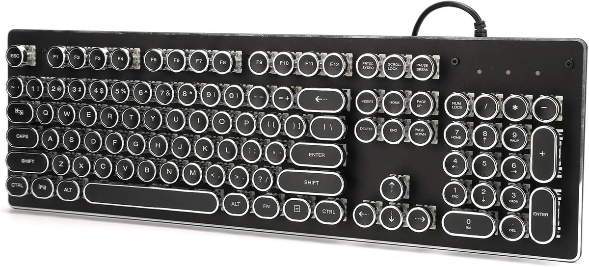 Black 104 Keys Wired Mechanical Gaming Keyboard G509
