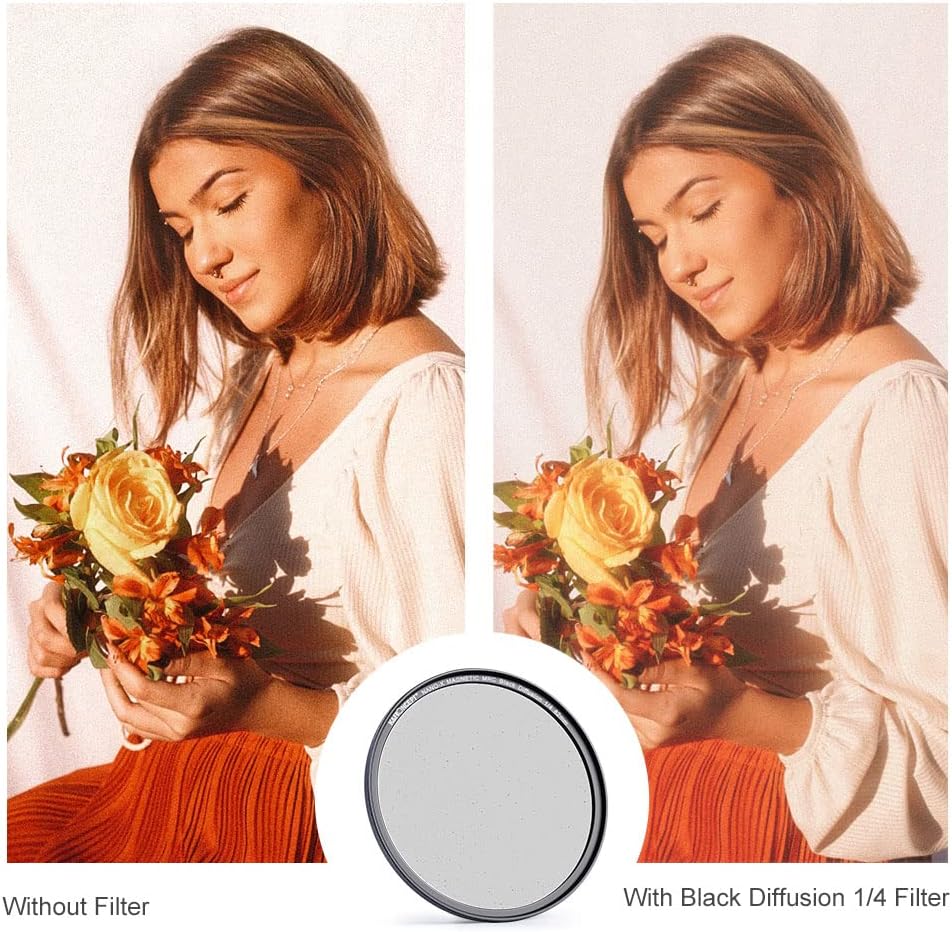 77mm Black Diffusion 1/4 Filter with Multi-Layer Coatings X763