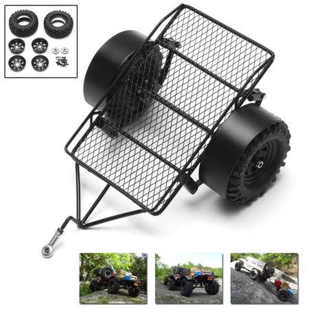 1/10 RC Crawler Metal Drag Chain Leaf Spring Hitch Mount Tow Trailer D938