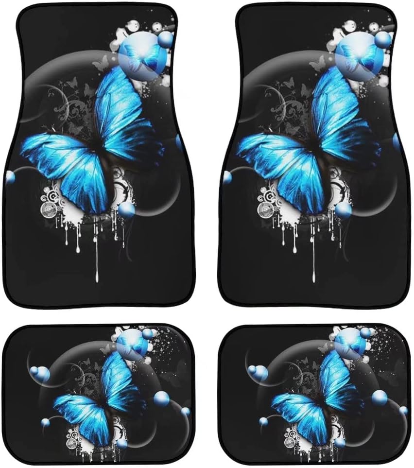 Black 4pcs Car Mat Set J14137