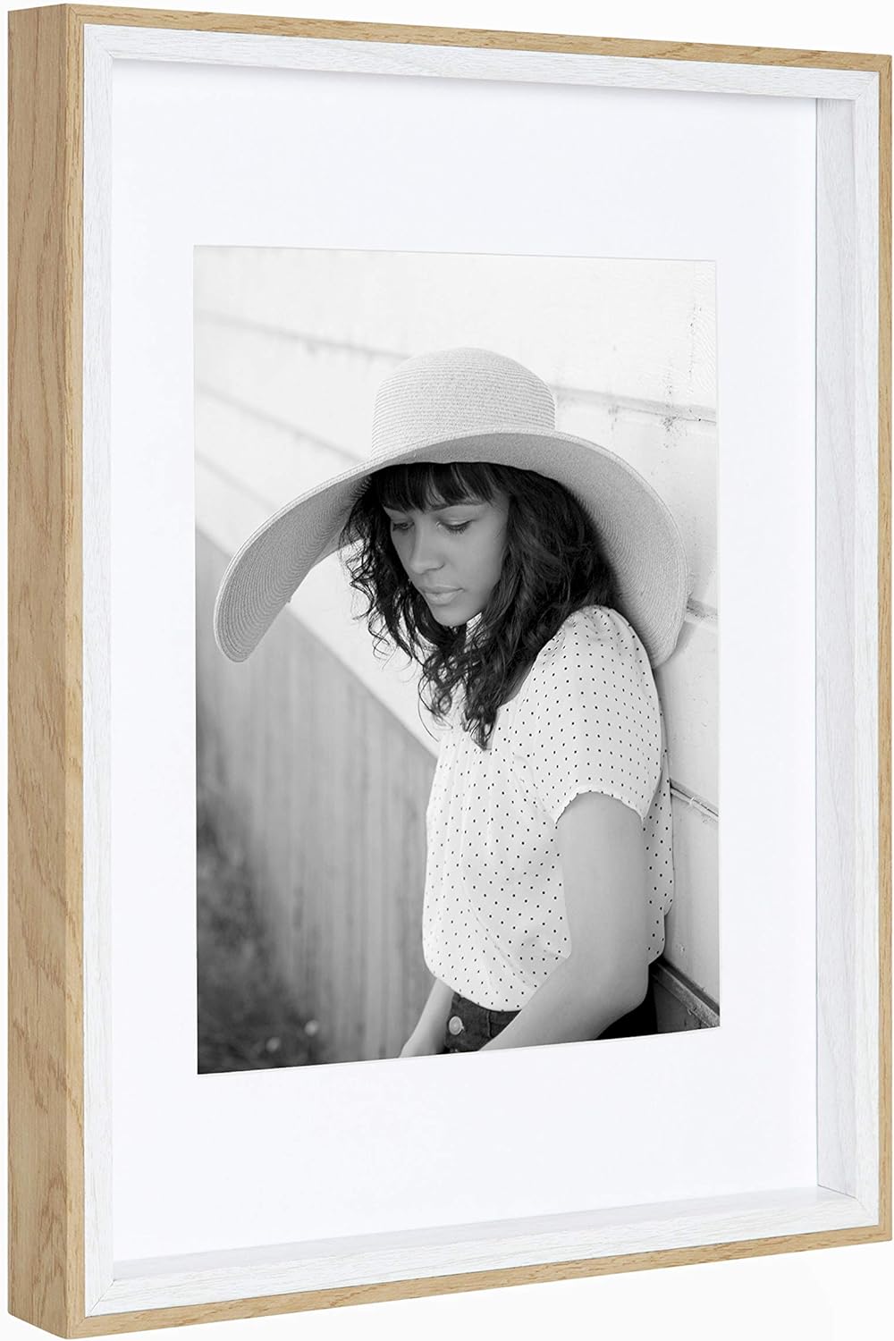 White and Natural 11 x 14 Frame Set of 4 B799906