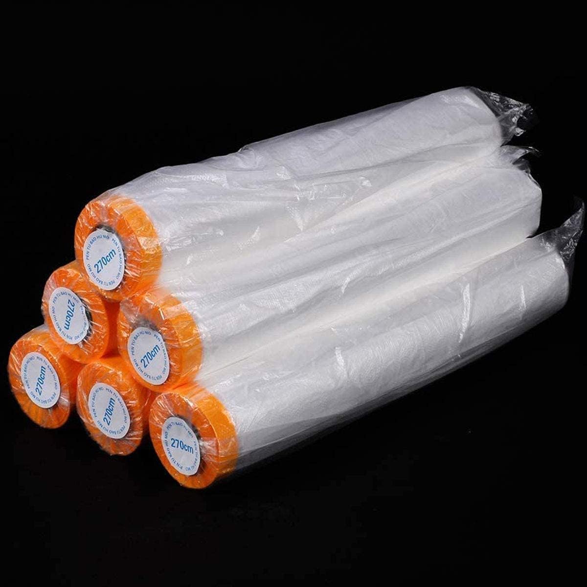 6 Rolls Masking Film Plastic Painting Sheeting T841796