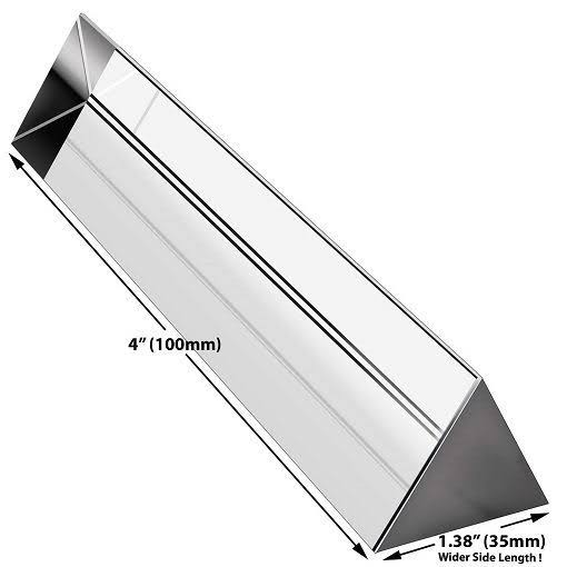 4 inch Optical Glass Equilateral Prism Set of 5 Y796201