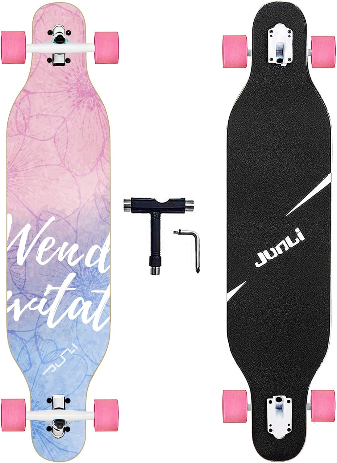 41 Inch Freeride Complete Skateboard Longboard W269467