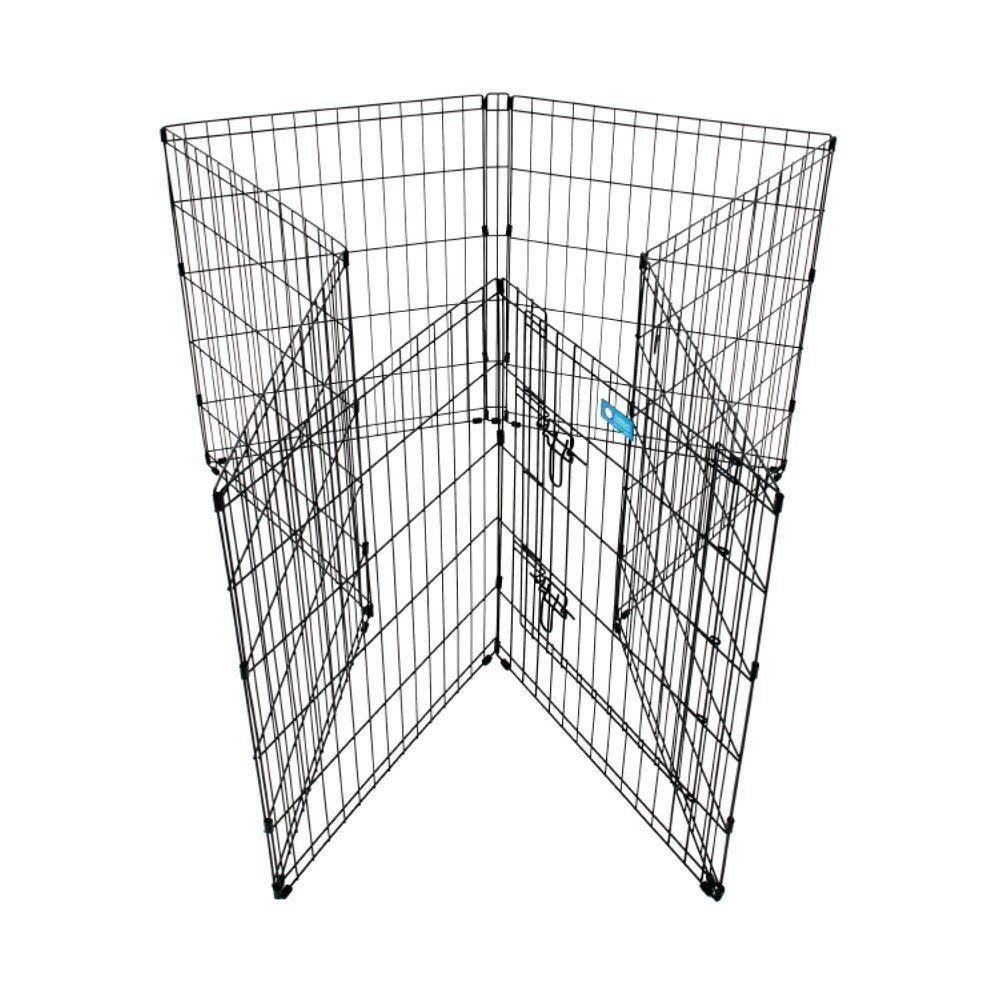30 in. Pet Exercise Pen with Dual Latch Door S175283